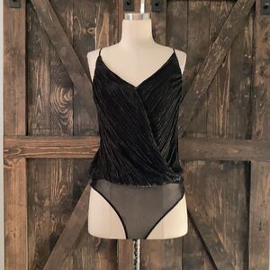 Astr The Label Women's Black Sleeveless Bodysuit